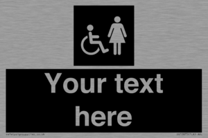 Custom information: black panel disabled and female